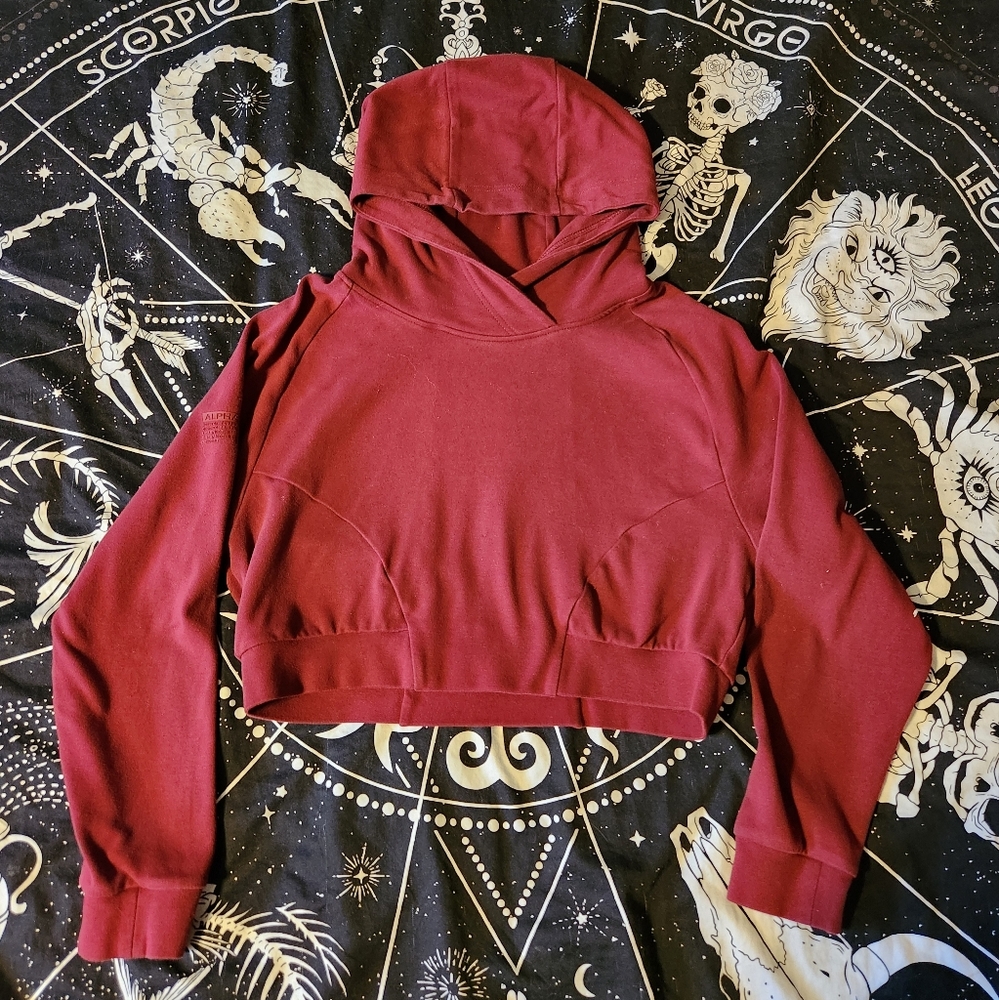 Alphalete Identity Red Cropped Women's Sweatshirt size Medium
